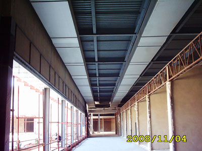 Implementation of air duct network in Trans Mall - Homs